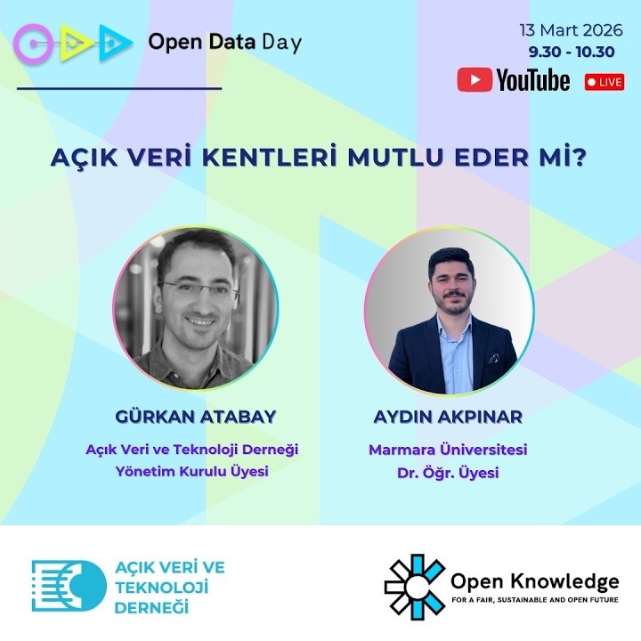 Open Data Day 2026 - Açık Veri Kentleri Mutlu Eder Mi?